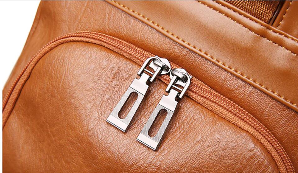 Multifunction Women Backpack Leather Female School Shoulder Bags for Teenage Girls Anti Theft Backpack Women Travel Back Pack