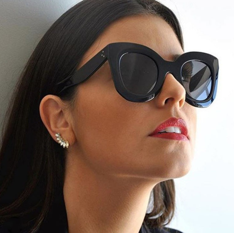 New Fashion Cat Eye Sunglasses Women Brand Designer Vintage Gradient Cat Eye Sun Glasses Shades For Women