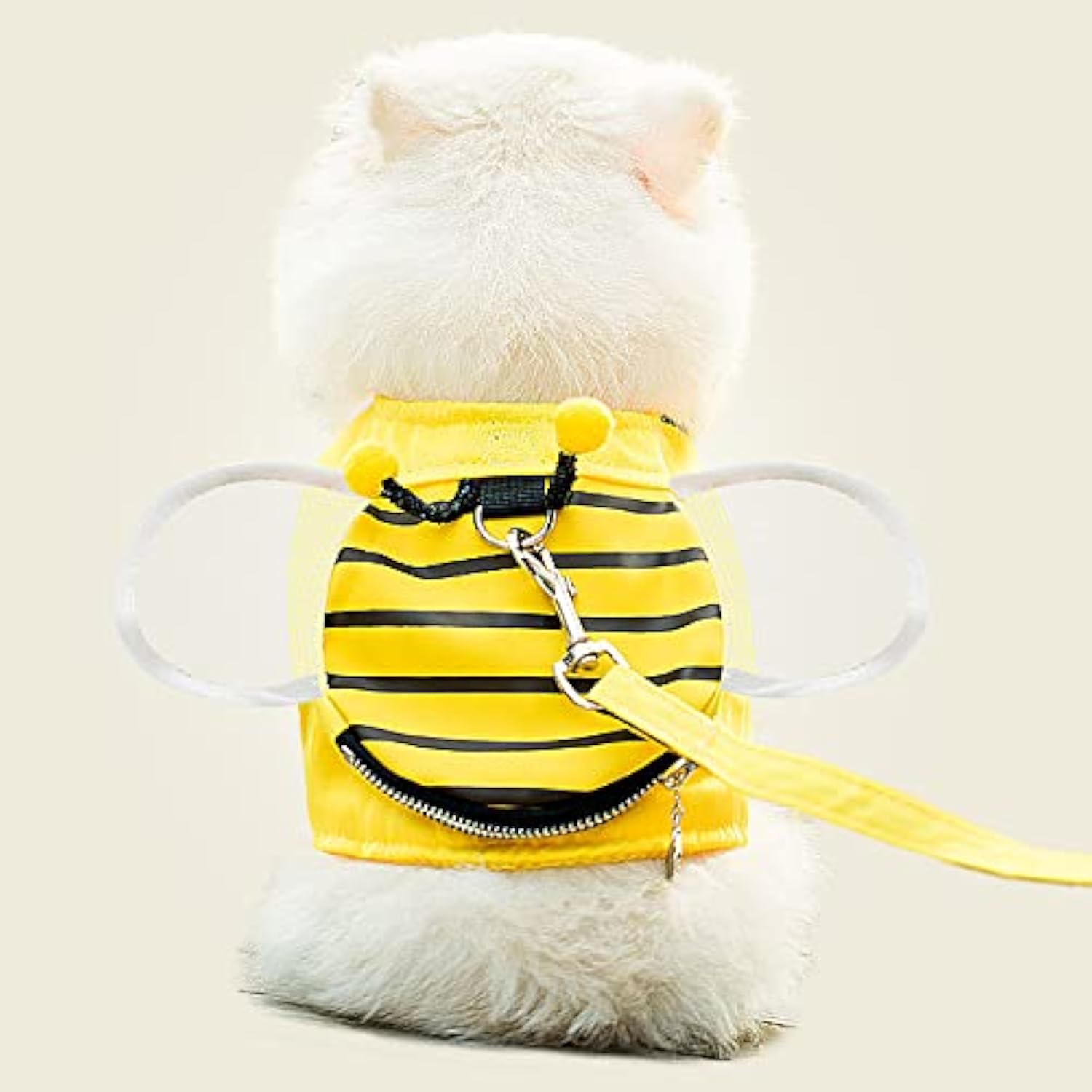 Bee Suspender Set With Cat Harness And Pet Leash, Perfect For Walking Your Furry Friend In Style