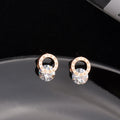 Simple and Compact Titanium Steel Earrings