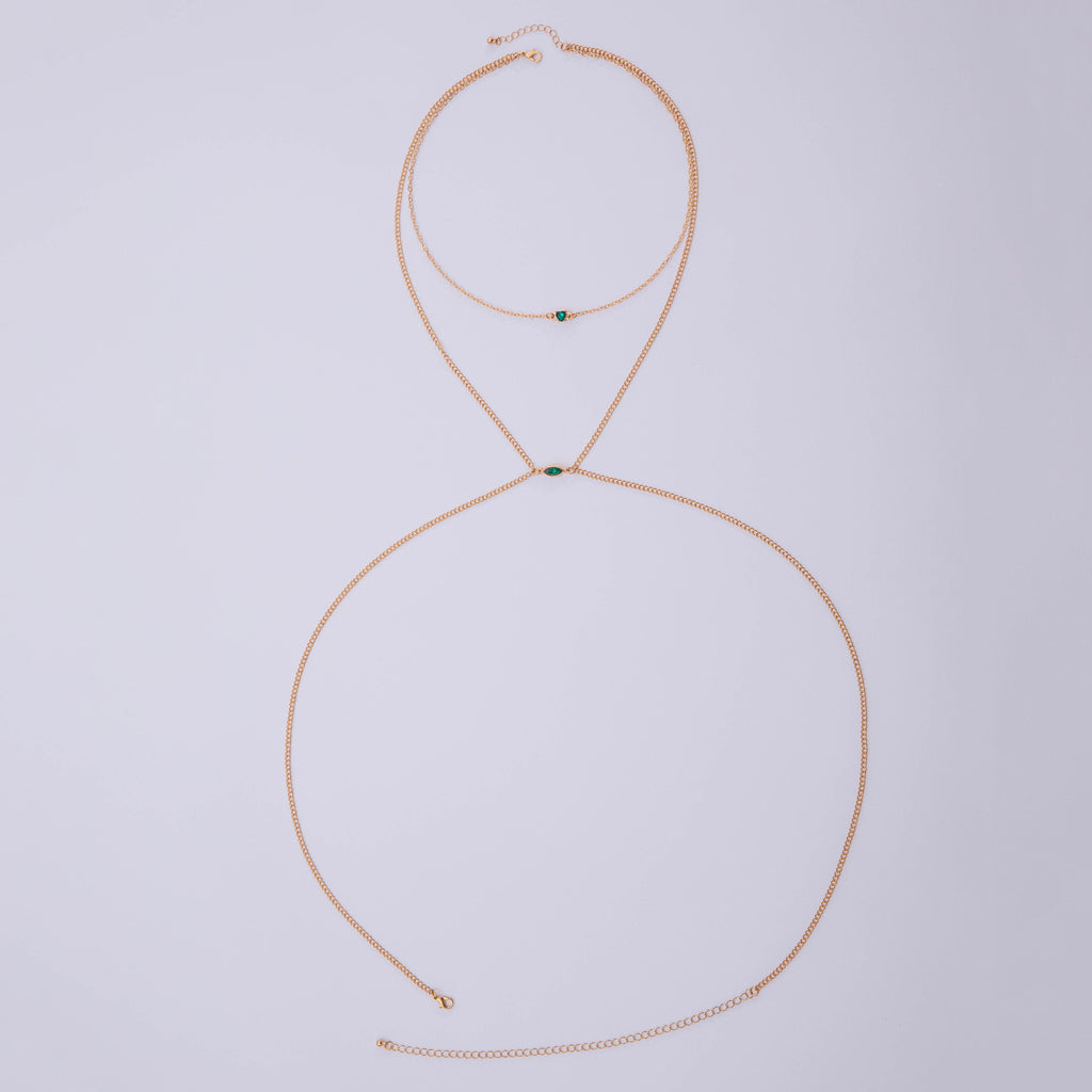Trendy Simple Men's Body Chains Necklace