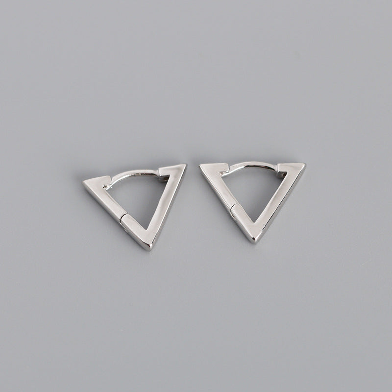 Triangle s925 sterling silver earrings