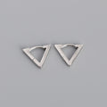 Triangle s925 sterling silver earrings