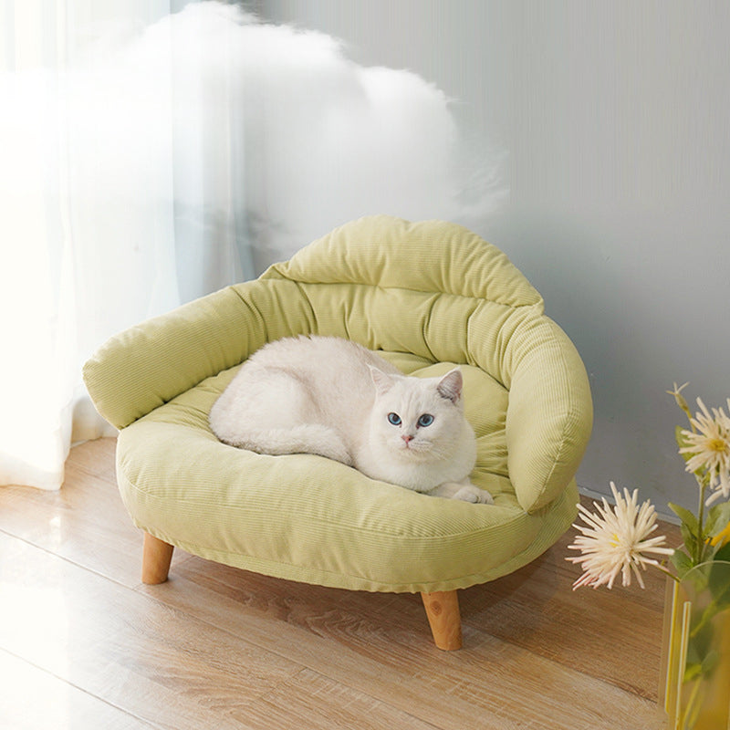 Four Seasons Universal Bed For Cats, Off Ground  Proof, Solid Wood, Cats Supplies, Thickened Animal Bed