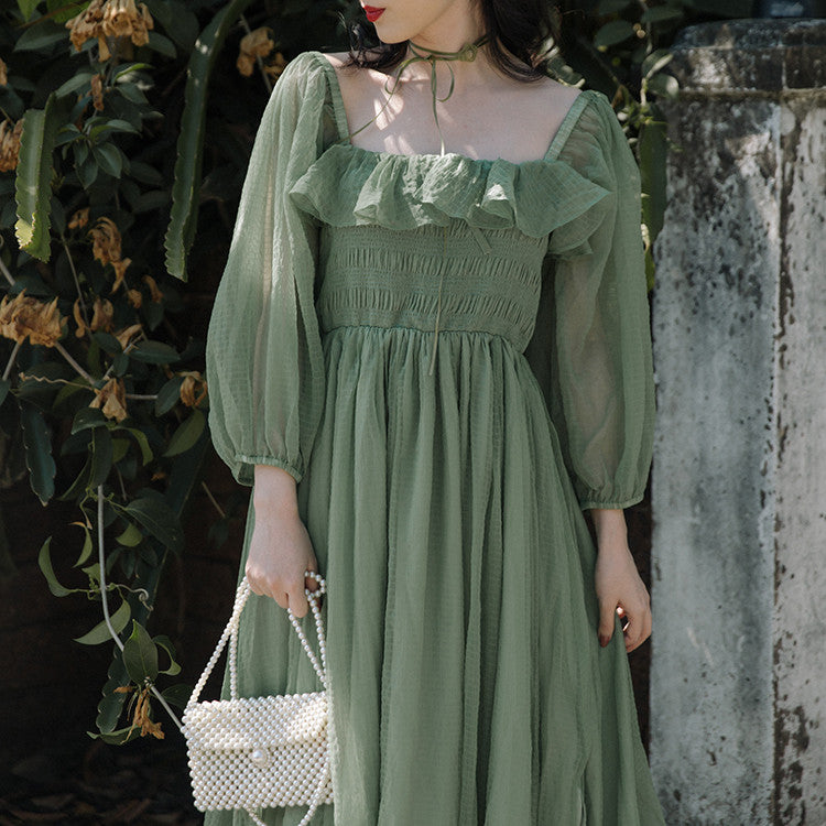Women's Temperament Fashion Solid Color Dresses