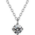 Necklace with Silver Necklace