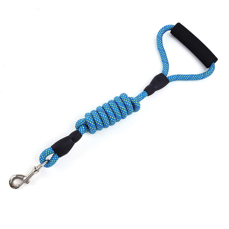 Golden dog traction rope