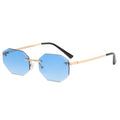 Frameless Polygon Fashion Glasses For Men And Women