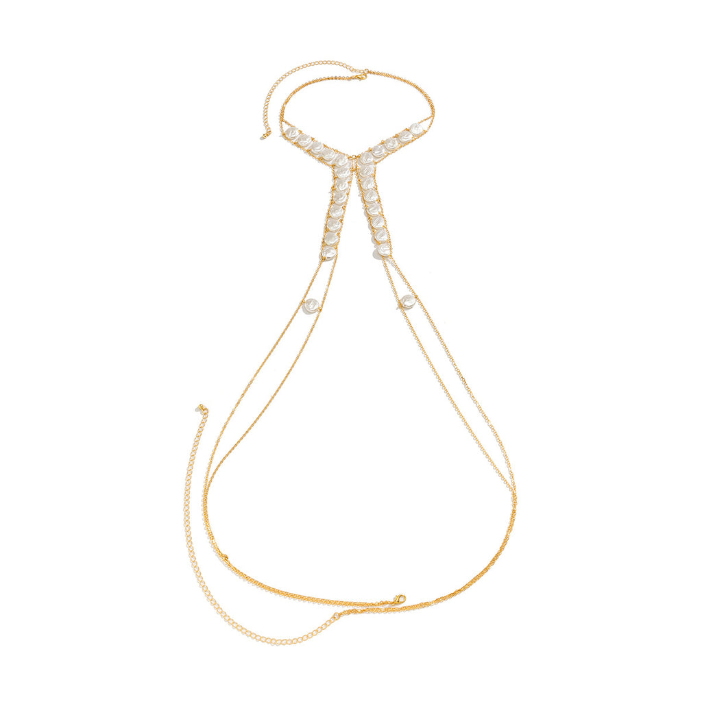 Beach Style Casual Pearl Body Chains