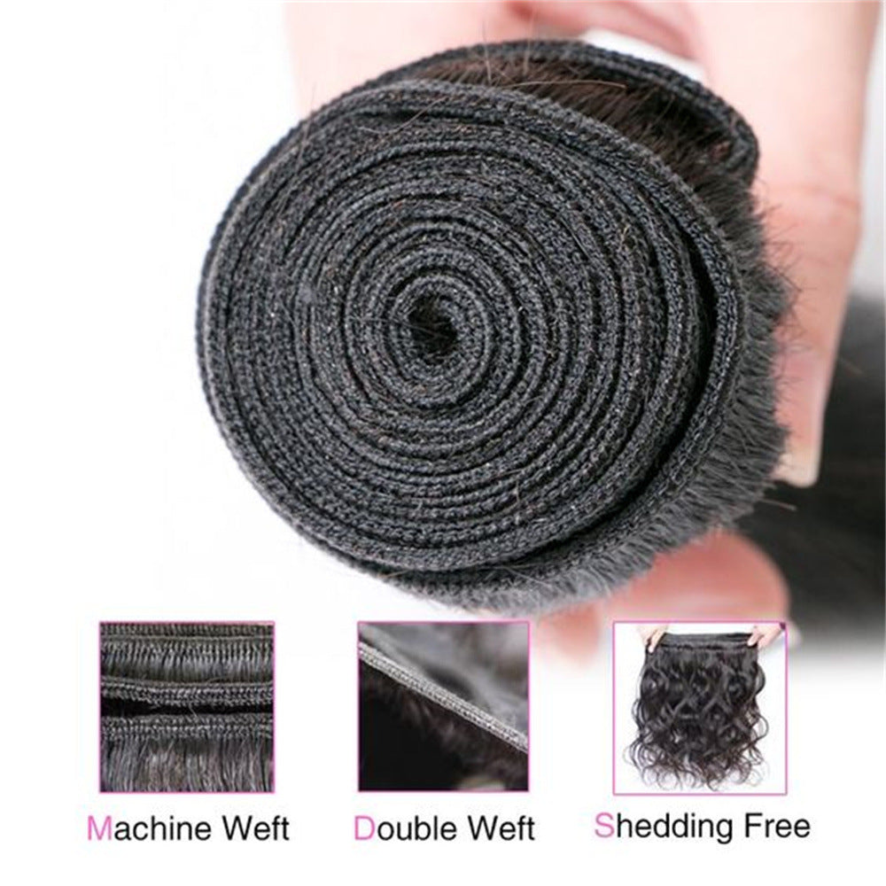 Human wig hair curtain50g Human Hair Extension Bundles Body